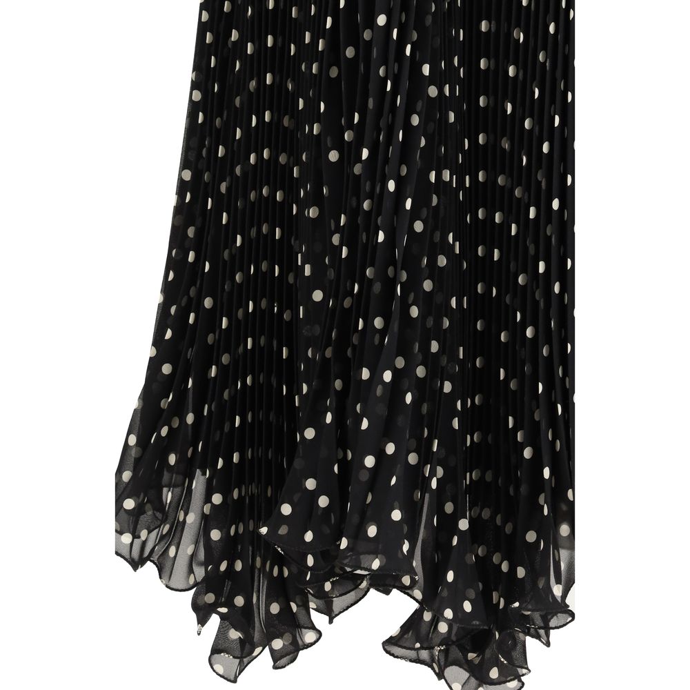Black Silk Skirt Valentino