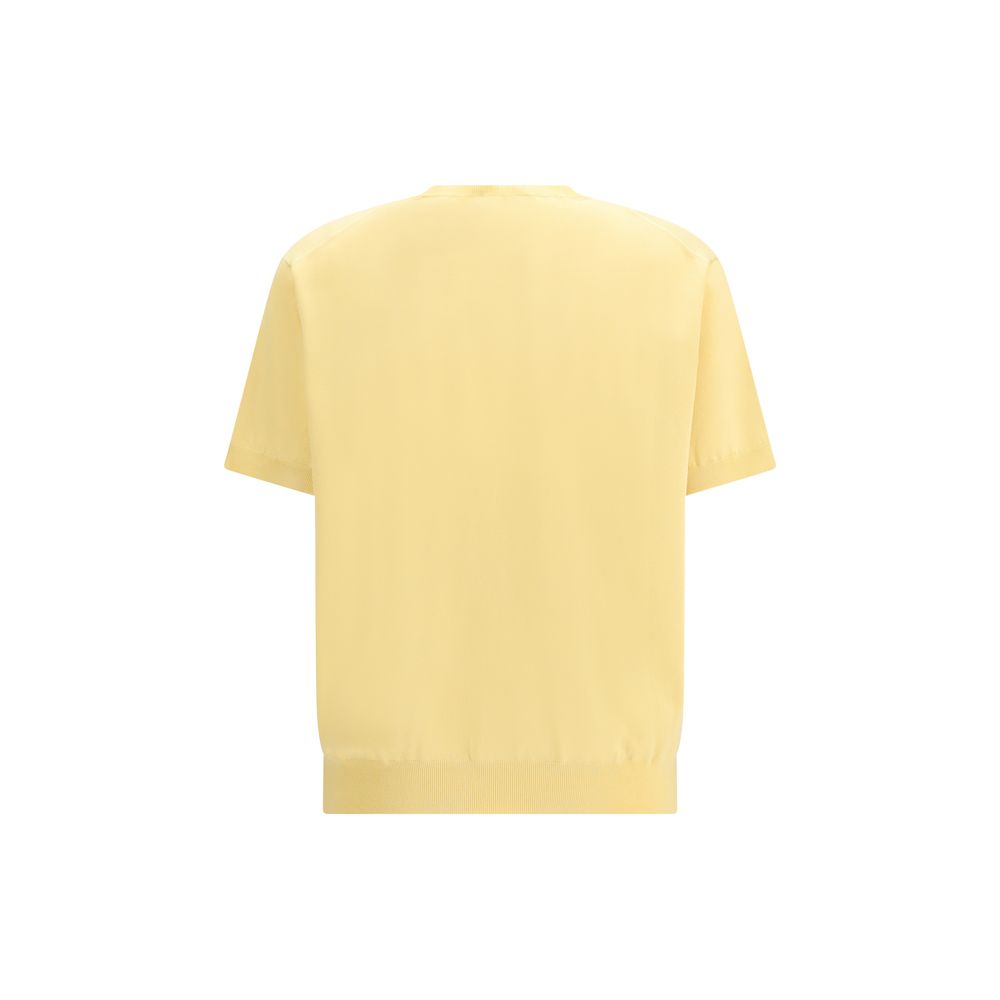 Bicolor Silk Sweatshirt Prada