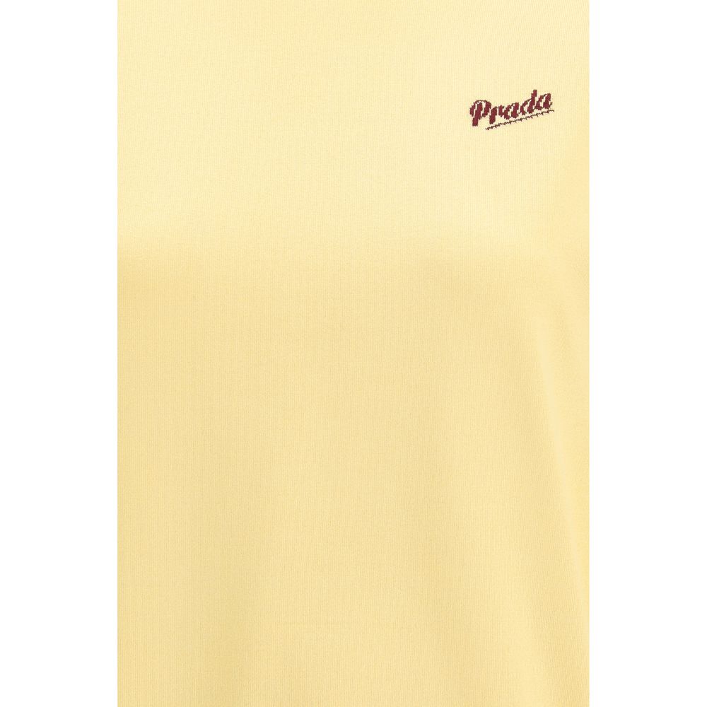 Bicolor Silk Sweatshirt Prada
