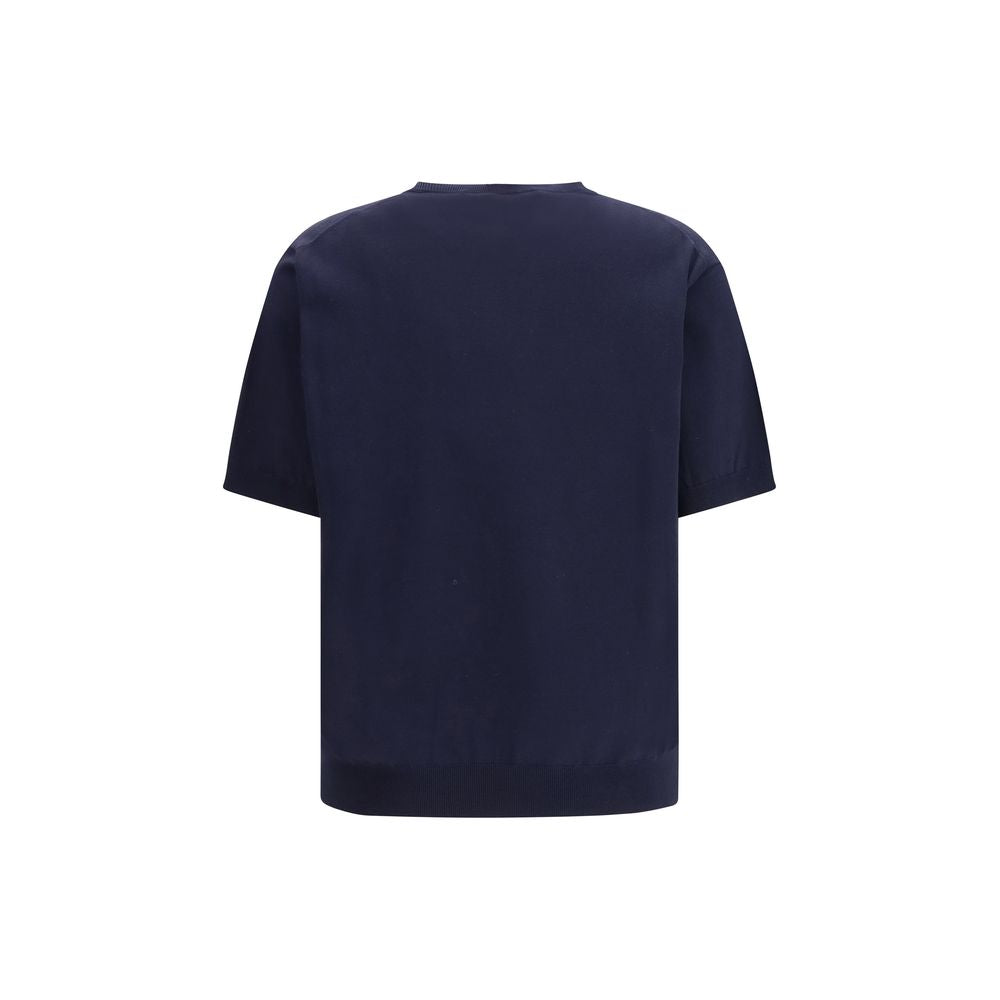 Blue Silk Sweatshirt Prada