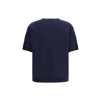 Blue Silk Sweatshirt Prada