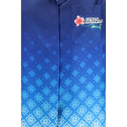 Blue Silk Pattern Shirt Casablanca
