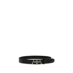 Black Calf Leather Bos Taurus Belt Balenciaga
