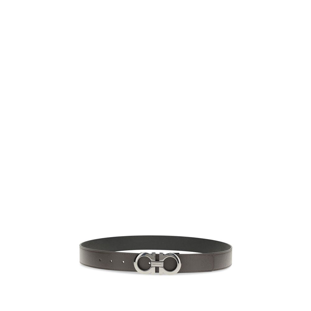 Brown Calf Leather Bos Taurus Belt Ferragamo