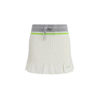 White Cotton Mini Skirt Casablanca