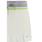 White Cotton Mini Skirt Casablanca