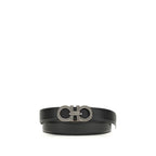 Blue Calf Leather Bos Taurus Regular Belt Ferragamo