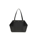 Black Calf Leather Bos Taurus Shoulder Bag Ferragamo