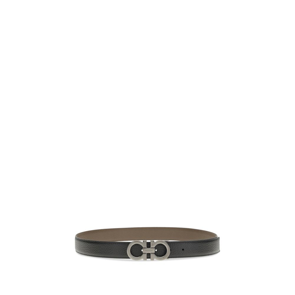 Blue Calf Leather Bos Taurus Regular Belt Ferragamo