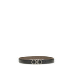 Blue Calf Leather Bos Taurus Regular Belt Ferragamo