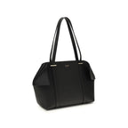 Black Calf Leather Bos Taurus Shoulder Bag Ferragamo