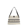Multicolor Cotton Shoulder Bag Balmain