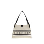 Multicolor Cotton Shoulder Bag Balmain