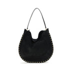 Black Calf Leather Bos Taurus Shoulder Bag Isabel Marant