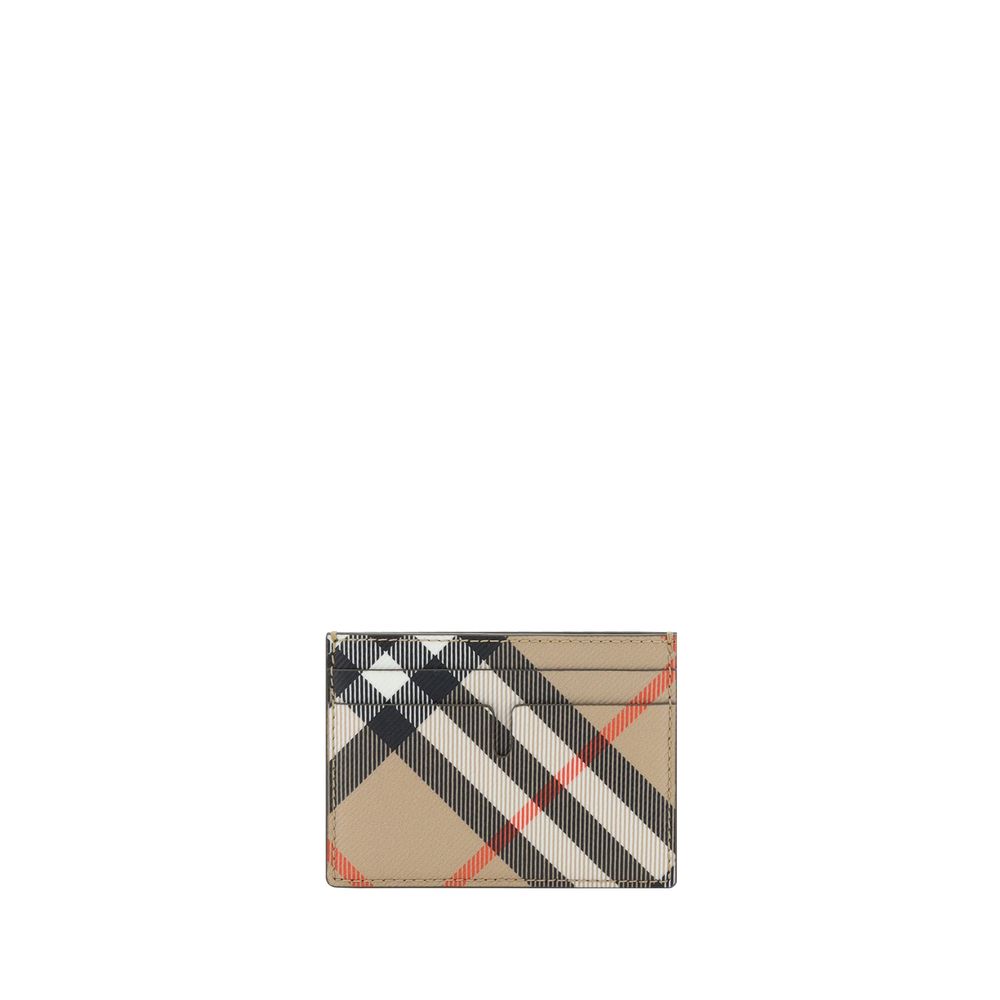 Beige Polyester Cardholder Burberry