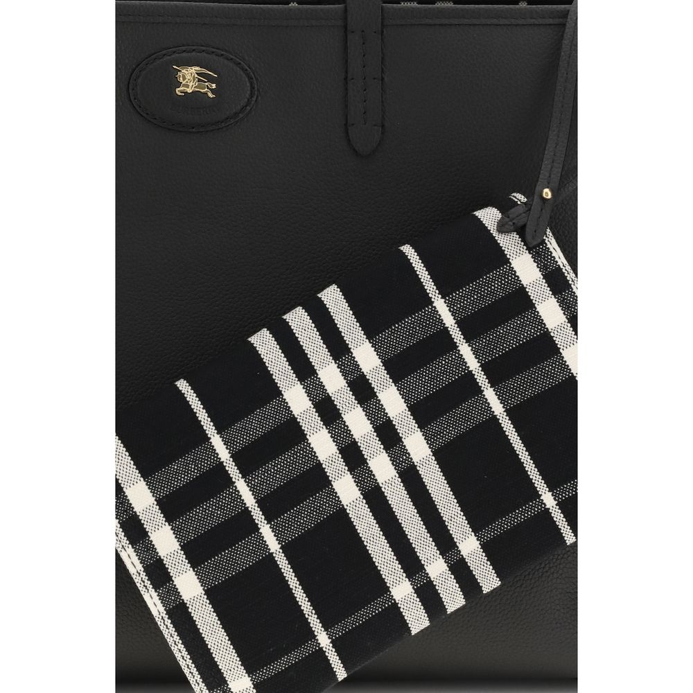 Black Calf Leather Bos Taurus Shoulder Bag Burberry