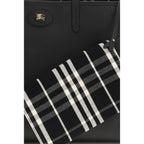 Black Calf Leather Bos Taurus Shoulder Bag Burberry