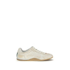 White Calf Leather Bos Taurus Low Top Sneakers Gucci