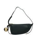 Green Leather Shoulder Bag Burberry