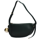Green Leather Shoulder Bag Burberry