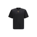 Black Cotton T-Shirt Fendi