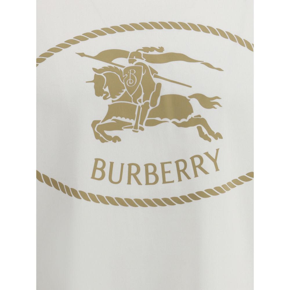 Beige Cotton T-Shirt Burberry
