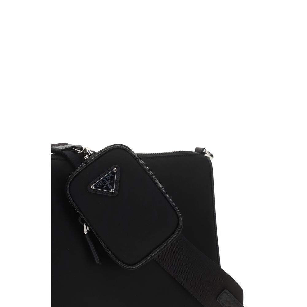 Black Nylon Shoulder Bag