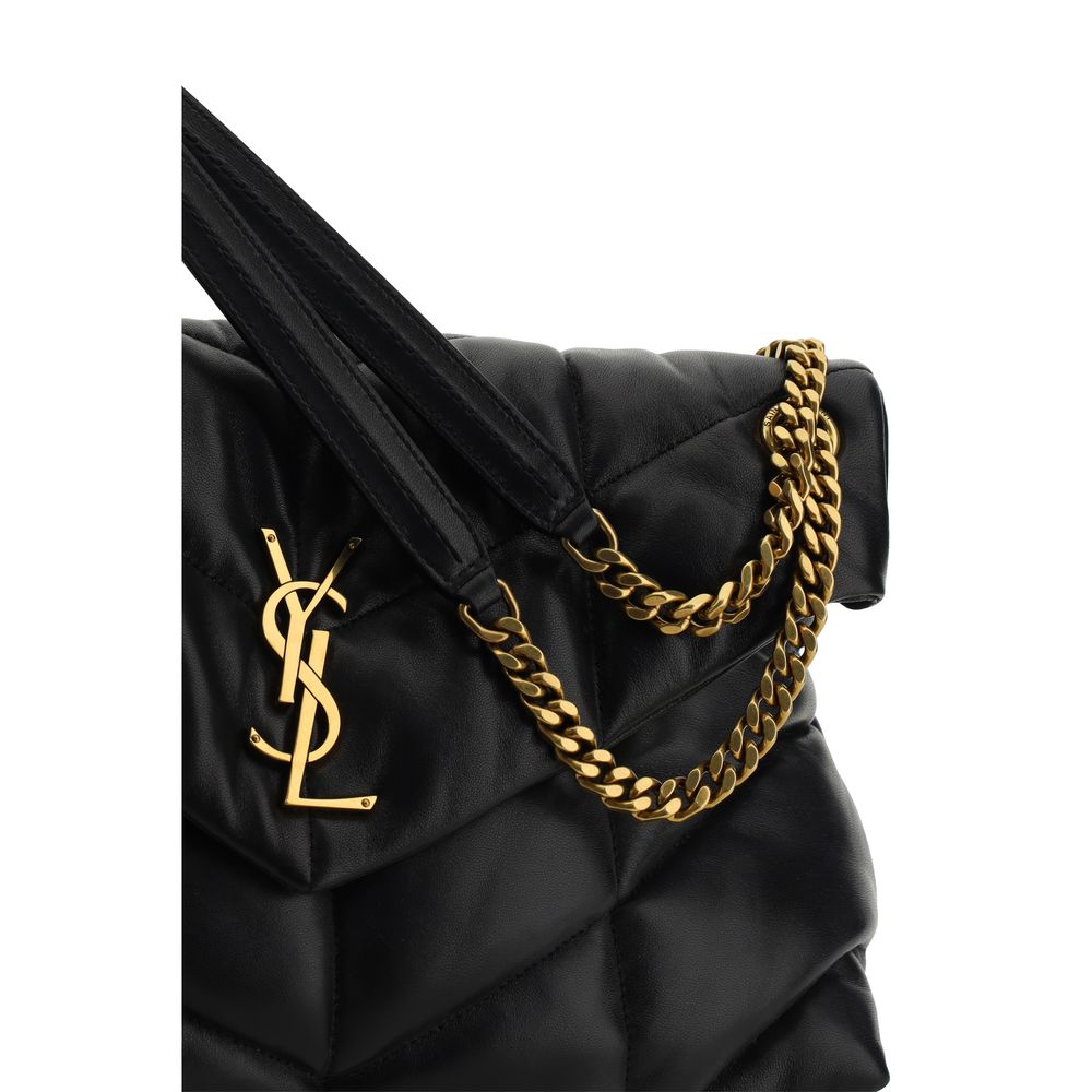 Black Lamb Leather Shoulder Bag Saint Laurent