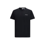 Black Cotton T-Shirt Off-White