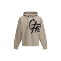 Beige Cotton Sweatshirt Off-White