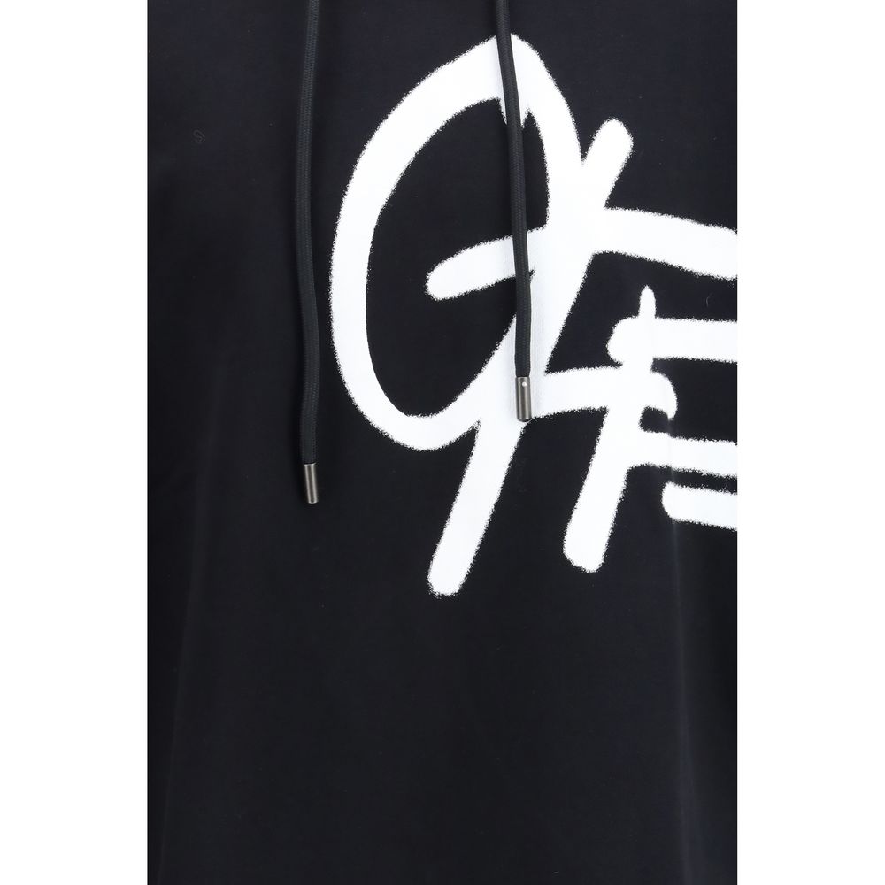 Black Cotton Sweatshirt Off-White