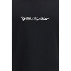 Black Cotton Sweatshirt Off-White
