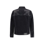 Black Cotton Denim Jacket Off-White