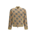 Beige Wool Bomber Burberry
