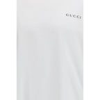 White Cotton T-Shirt Gucci