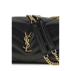 Black Lamb Ovis Aries Aries Shoulder Bag Saint Laurent