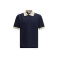 Blue Cotton Polo Shirt Ferragamo