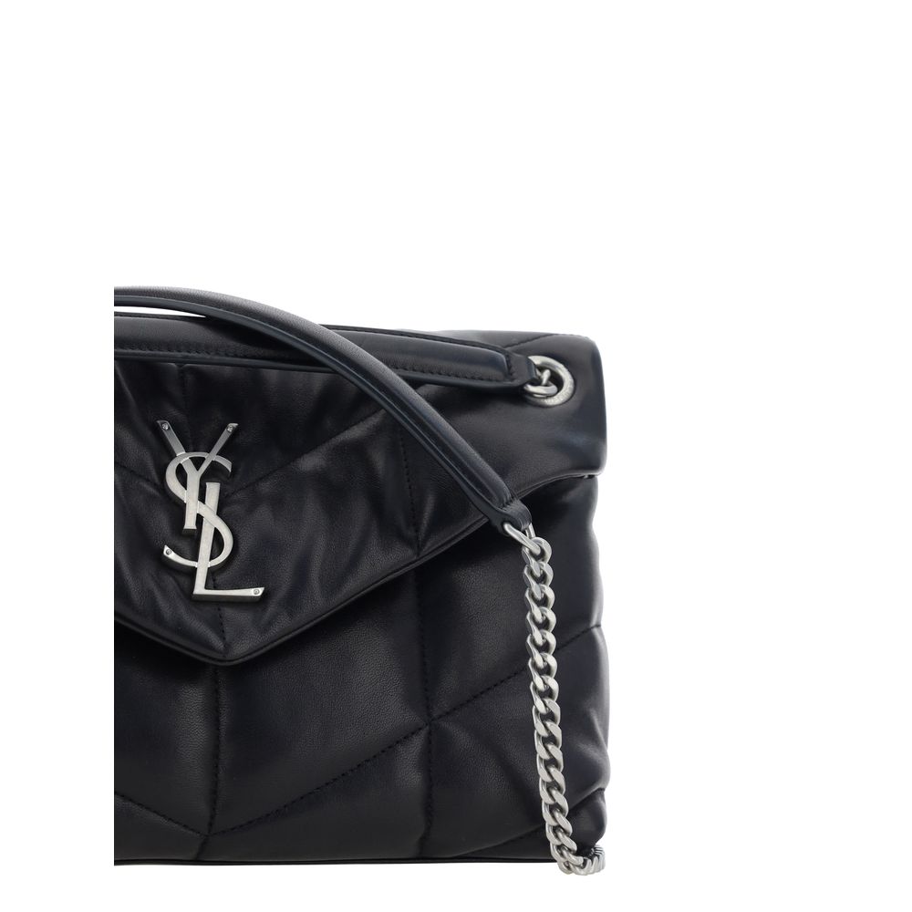 Black Lamb Ovis Aries Aries Shoulder Bag Saint Laurent