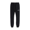 Black Cotton Joggers (Workout Pants) Off-White