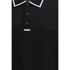 Black Cotton Polo Shirt Ferragamo