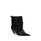Black Calf Leather Bos Taurus Ankle Boots Balenciaga