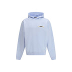Blue Cotton Sweatshirt Jacquemus