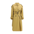 Beige Polyester Trench Coat Burberry