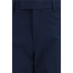 Blue Cotton Chino Pants Ferragamo