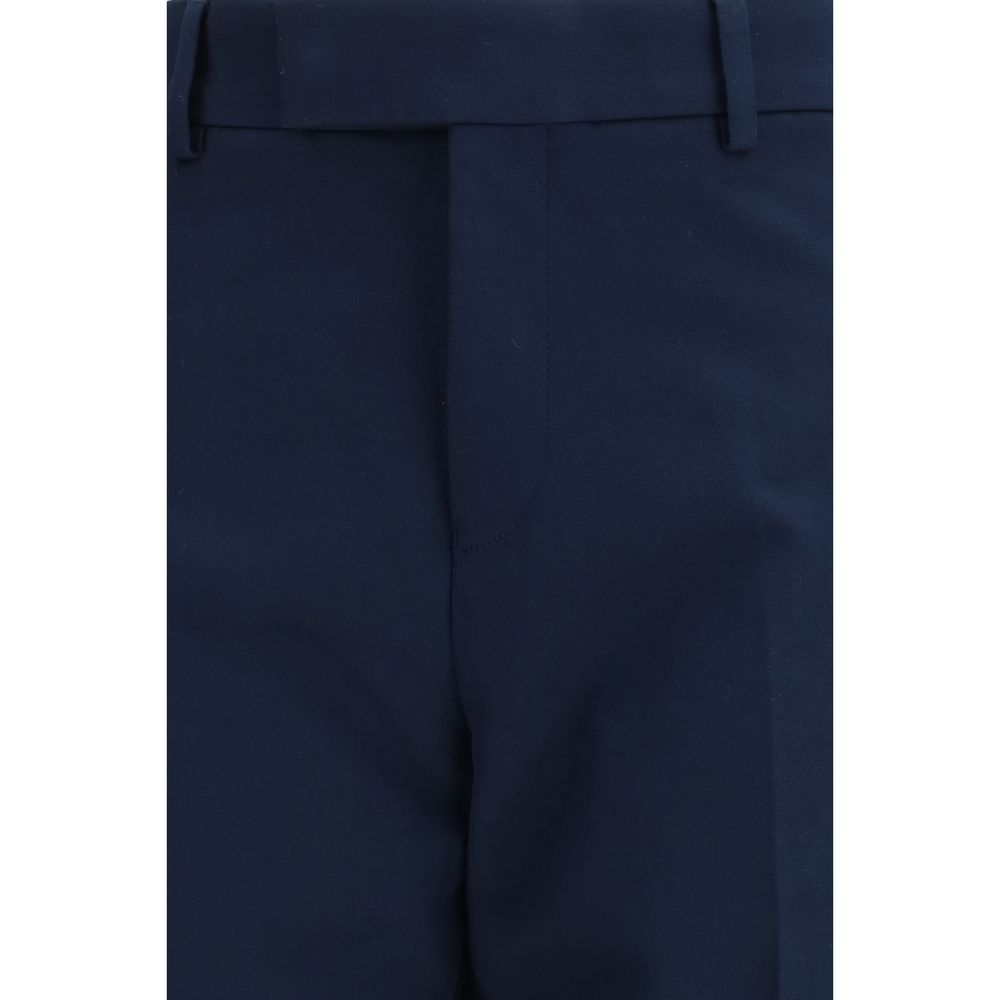 Blue Cotton Chino Pants Ferragamo