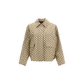 Beige Cotton Bomber Gucci