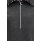 Gray Cotton Casual Dress Gucci