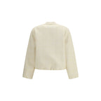 Beige Cotton Bomber