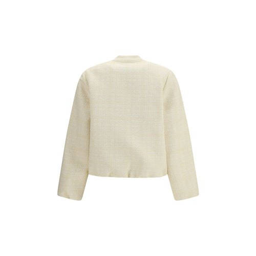 Beige Cotton Bomber