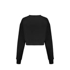 Black Cotton Sweatshirt Balmain